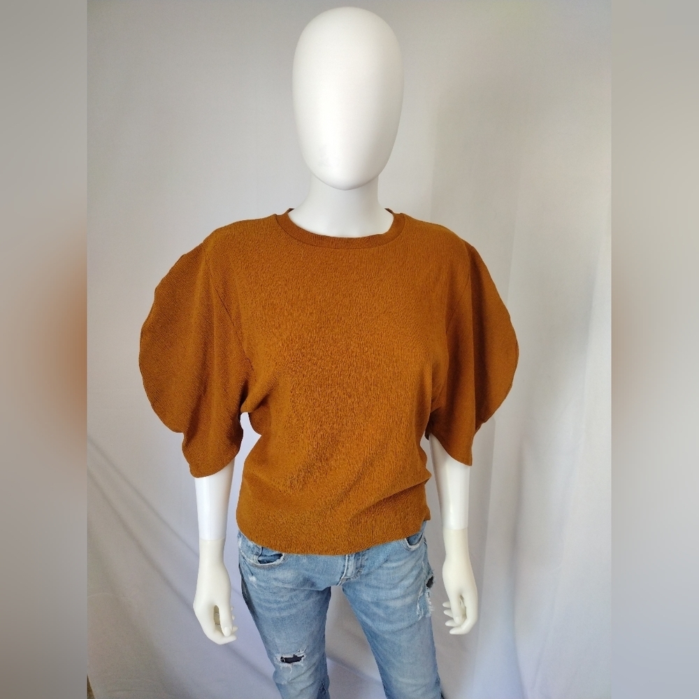 Zara Pumpkin Spice Top - Picture 7 of 7